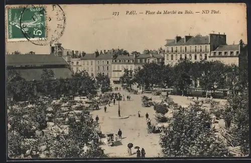 AK Pau, Place du Marché au Bois