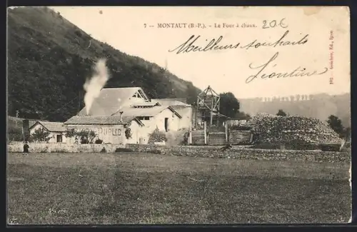 AK Montaut /B.-P., Le Four à chaux