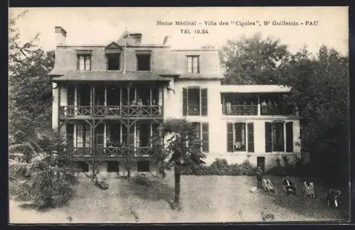 AK Pau, Home Médical, Villa des Cigales, Boulevard Guillemin