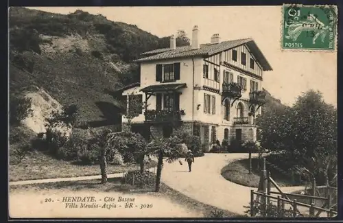 AK Hendaye /Côte Basque, Villa Mendia-Azpia