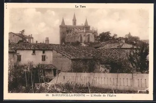 AK St-Sulpice-la-Pointe /Tarn, L`Abside de l`Église