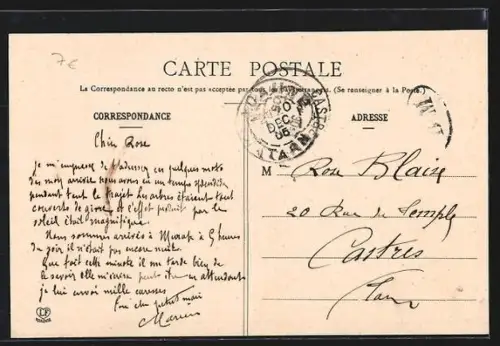 AK Murat-sur-Vèbre /Tarn, L`Église et la Pise