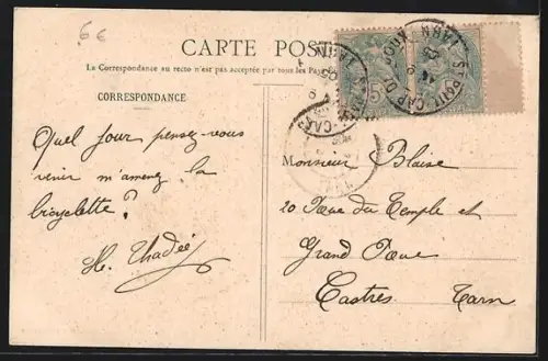 AK St-Paul-Cap-de-Joux /Tarn, Vue générale