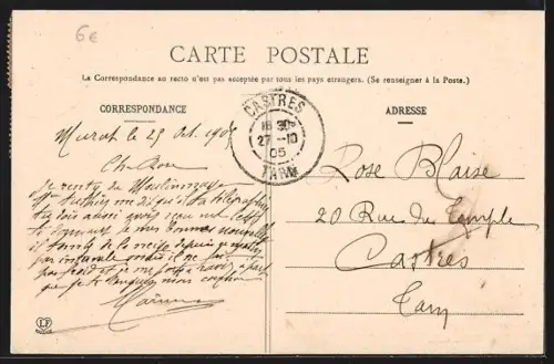 AK Murat-sur-Vèbre, Vue générale de Griffoulède