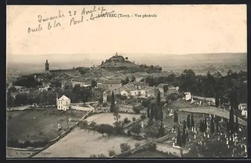 AK Lautrec /Tarn, Vue générale