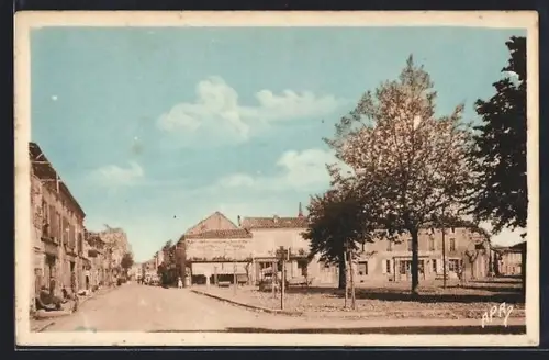 AK Alban, Place des Tilleuls, avenue de Trébas