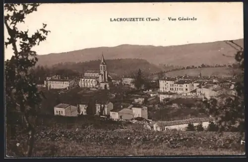 AK Lacrouzette /Tarn, Vue Générale