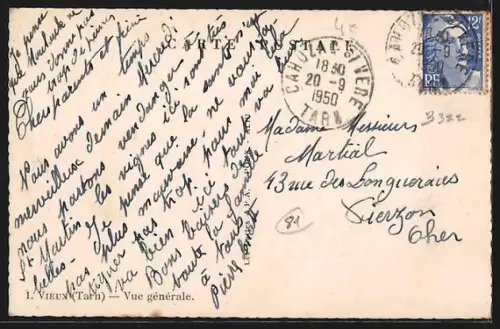 AK Vieux /Tarn, Vue générale