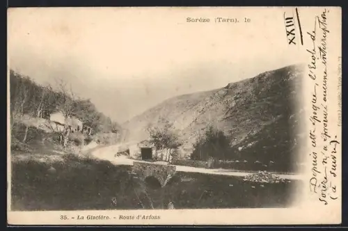 AK Sorèze /Tarn, La Glacière, Route d`Arfons