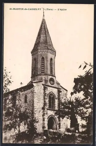 AK St-Martin-de-Casselvy /Tarn, L`église
