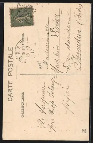 AK Lampy /Tarn, Route dans le parc conduisant au Bassin Neuf