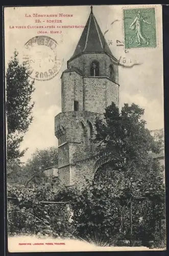 AK Sorèze, Le vieux clocher après restauration