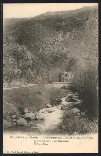 AK Malamort /Revel, L`Usine Électrique, donnant la lumière à Revel, Sorèze, Durfort, Les Cammazes