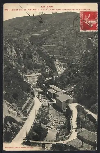 AK Mazamet, Les Usines dans les Gorges de l`Arnette