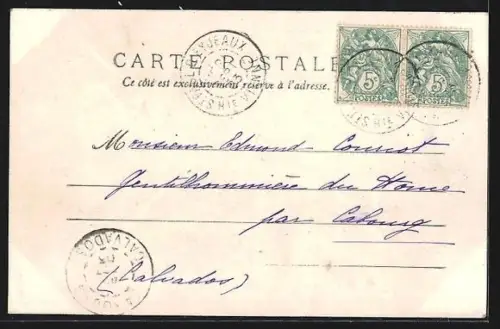 AK Limoges, Le Jardin d`Orsay avec statue centrale et arbres environnants