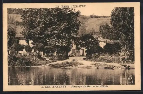 AK Les Avalats, Passage du Bac et les Hôtels