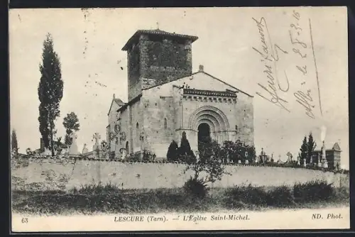 AK Lescure /Tarn, L`Église Saint-Michel