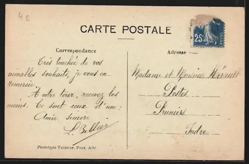 AK Brassac, Vue panoramique, Est