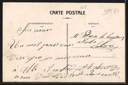 AK Albi, Hangar du dirigeable, Manceuyres d`Armée 1913