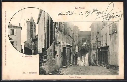 AK Cordes, porte Fench, le clocher