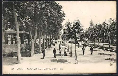 AK Albi, Jardin National et Lices du Sud