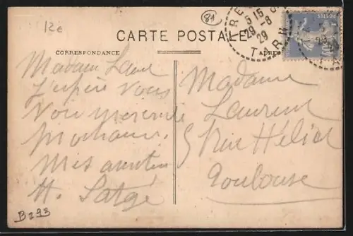 AK Trébas /Tarn, Carrefour de la Vierge