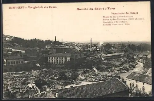 AK Saint-Juéry, Vue générale des Usines