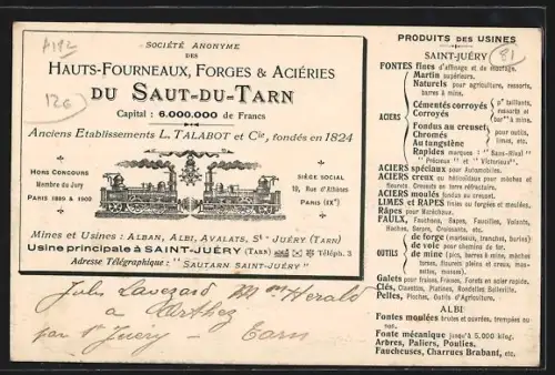 AK Saint-Juéry, Vue générale des Usines