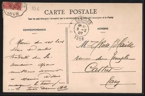 AK Lavaur, Je vous envoie ces Fleurs