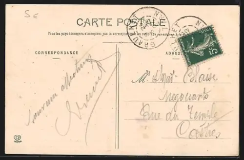 AK Briatexte, Bords du Dadou, Moulin et pont du Chemin de Fer