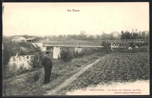 AK Briatexte /Tarn, Le Pont du Chemin de fer