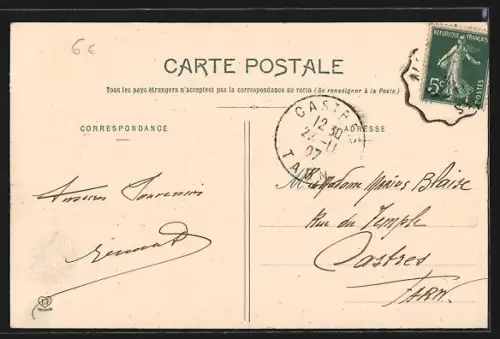 AK Briatexte /Tarn, Le Pont du Chemin de fer