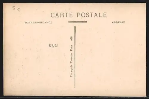 AK Mazamet, Rue du Pont de Caville et Eglise Notre-Dame