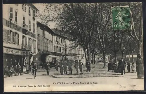 AK Castres, La Place Soult et le Mail