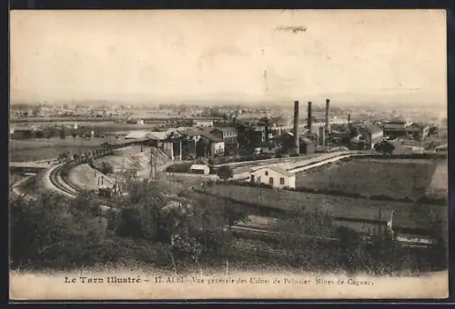 AK Albi, Vue générale des Usines de Pélissier Mines de Cagnac