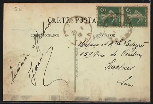 AK Albi, Vue générale des Usines de Pélissier Mines de Cagnac