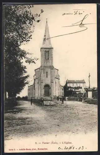 AK Vaour /Tarn, L`Église