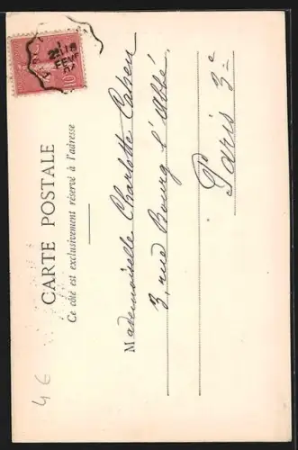 AK Graulhet, Vue sur le ruisseau traversant la ville