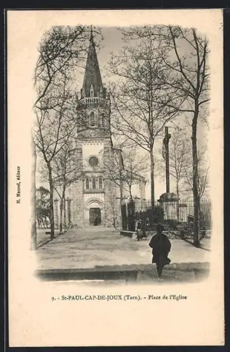AK St.-Paul-Cap-de-Joux /Tarn, Place de l`Église