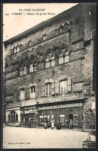 AK Cordes, Maison du grand Veneur et fabrique de chaussures