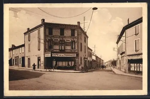 AK St-Juéry /Tarn, Avenue Jean-Jaurès et la Gare