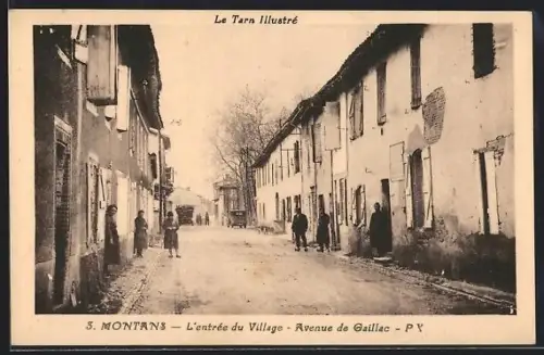AK Montans, L`entrée du Village, Avenue de Gaillac
