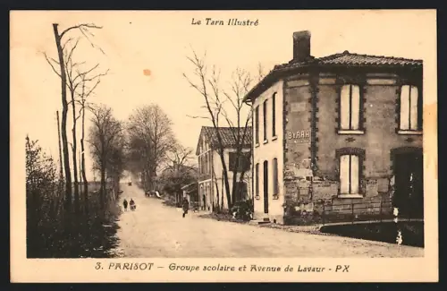 AK Parisot, Groupe scolaire et Avenue de Lavaur