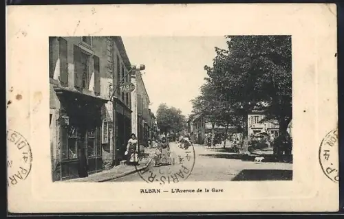 AK Alban, L`Avenue de la Gare