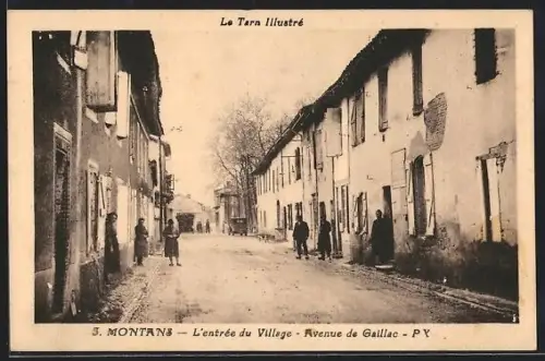 AK Montans, L`entrée du Village, Avenue de Gaillac
