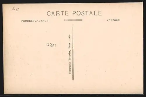 AK Mazamet, Hôtel des Postes et Rue Galibert-Ferret