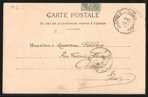 AK Albi, Place du Vigan, Concert Militaire