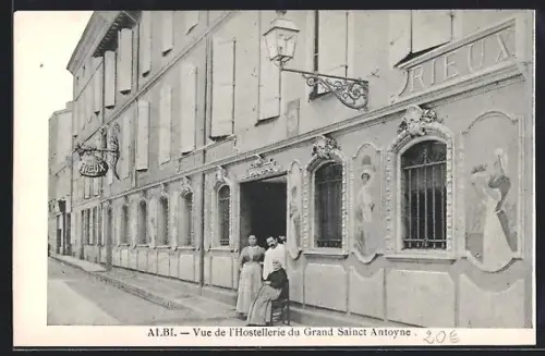 AK Albi, Vue de l`Hostellerie du Grand Saint Antoyne