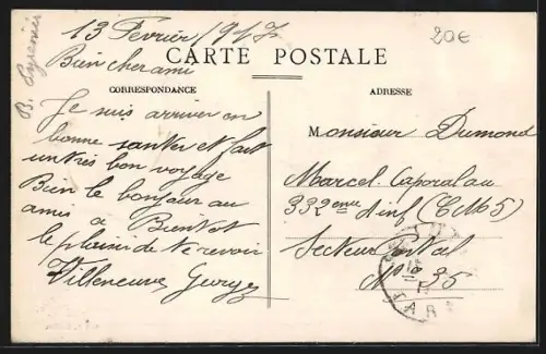 AK Arthez, Place de l`Église animée avec des habitants et des enfants sur la rue