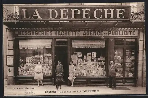 AK Castres, Le Hall de La Dépêche